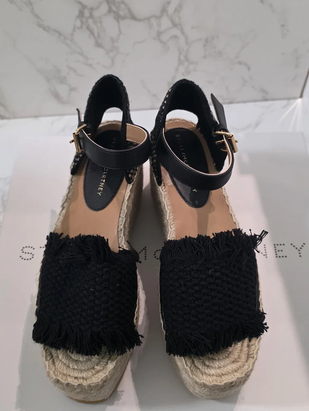 Stella McCartney Gaia platform espadrille sandals Sz 36  750$